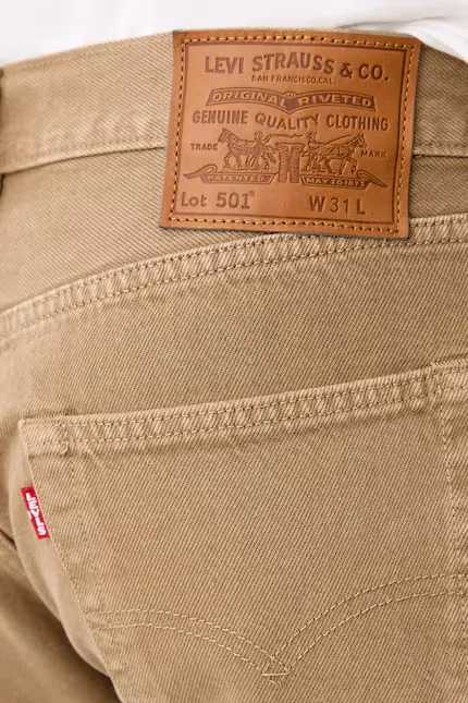 Шорты джинсовые Levi's, коричневый — фото 4