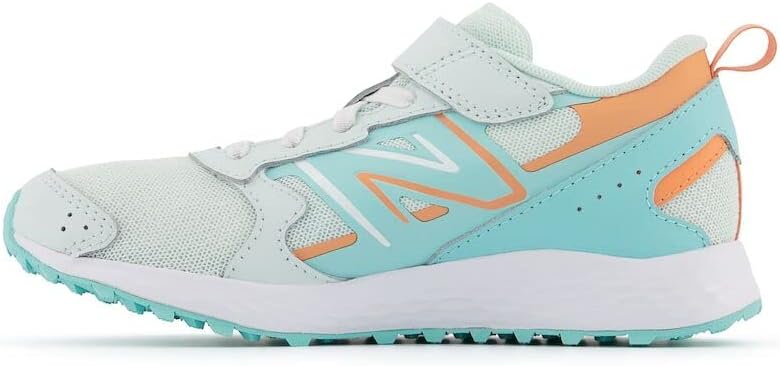 Кроссовки New Balance детские унисекс Fresh Foam 650 V1 с эластичными шнурками и верхней застежкой, персиковый — фото 2