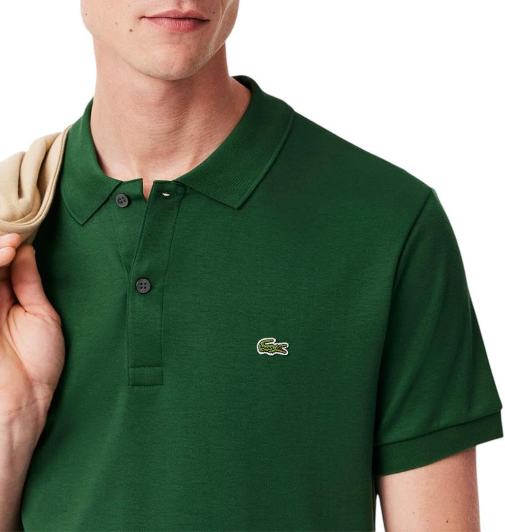 Поло Lacoste Super Light, мужское, спортивное, зеленый — фото 2