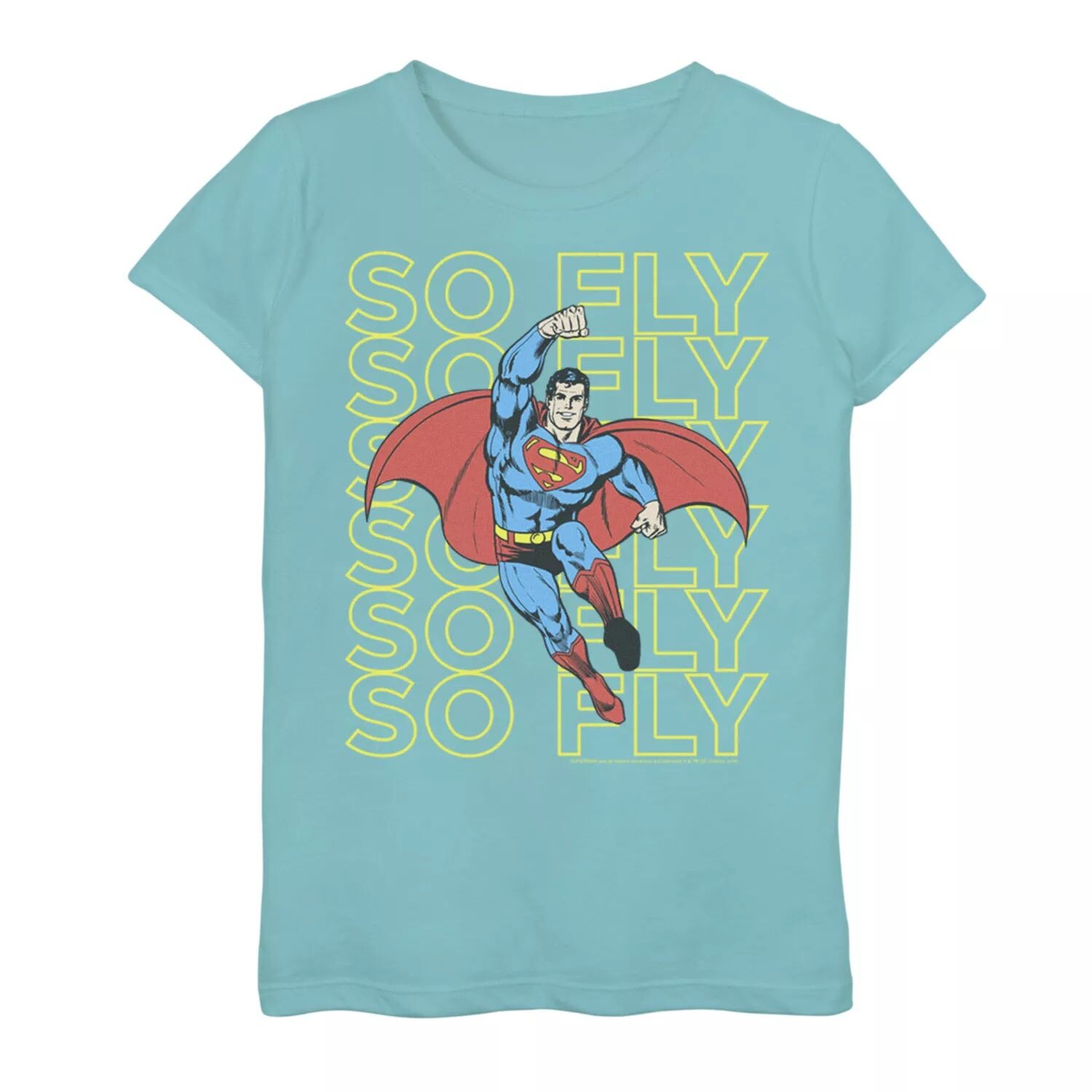 

Футболка с надписью DC Comics Superman So Fly для девочек 7–16 лет DC Comics