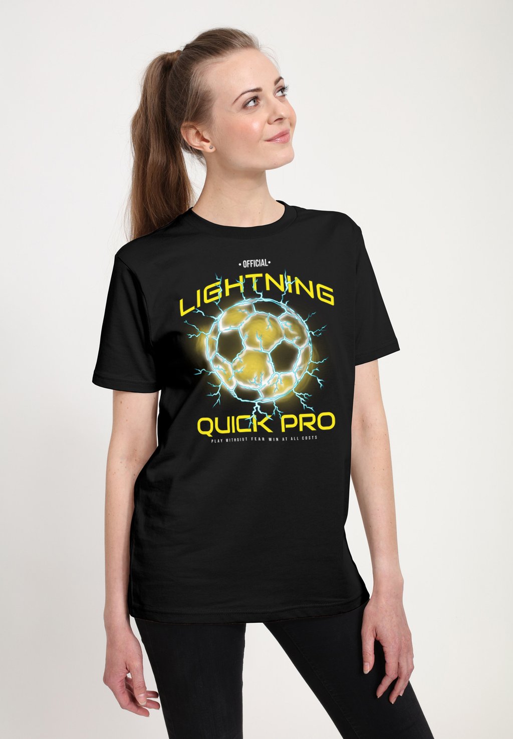 

Футболка с принтом LIGHTNING QUICK Henry Tiger, черный
