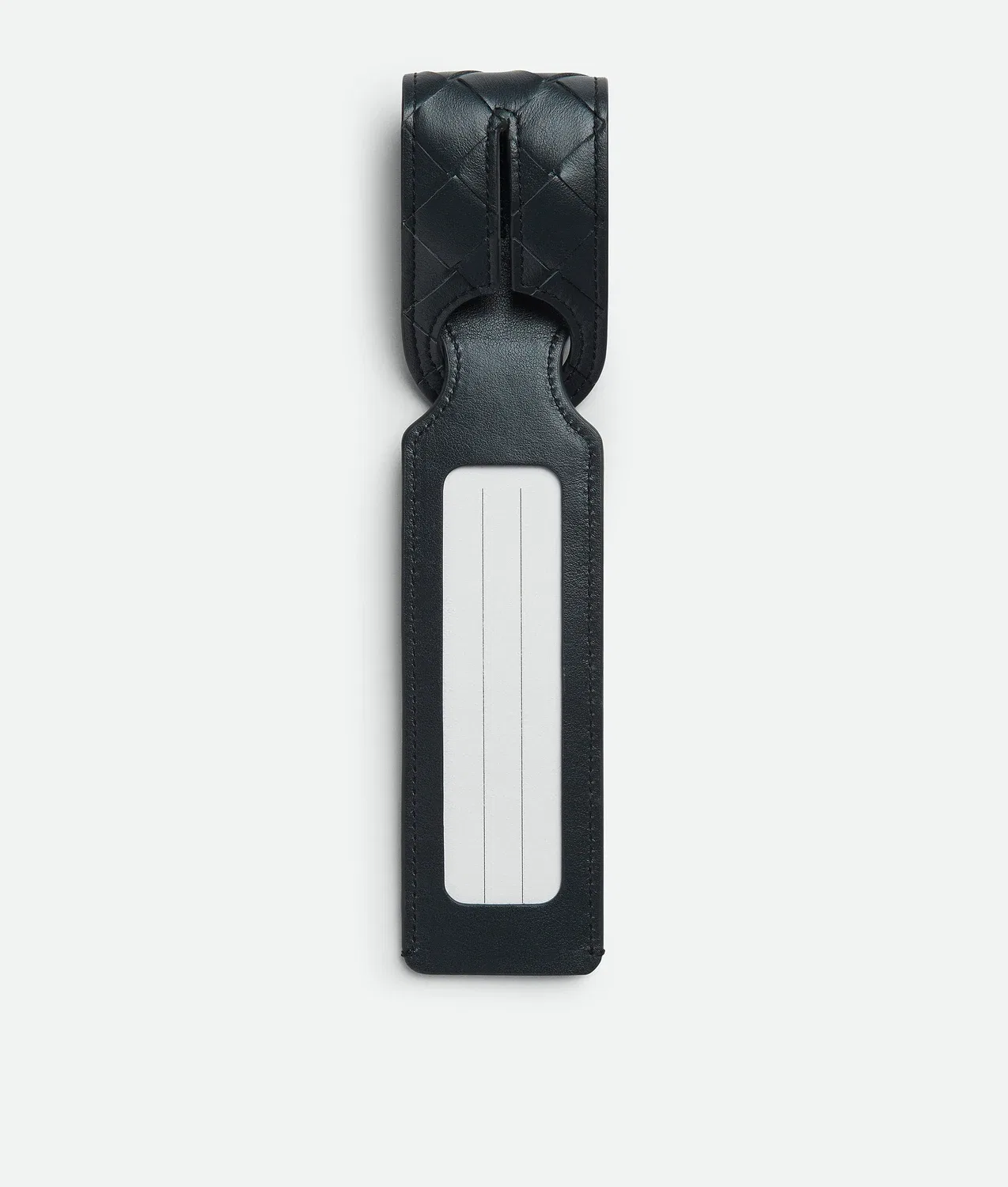 Intrecciato Long Tag Holder BOTTEGA VENETA, черный — фото 2