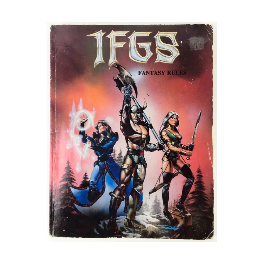 

IFGS Fantasy Rules (Revised 6th Edition, Red Cover), IFGS FRP, мягкая обложка