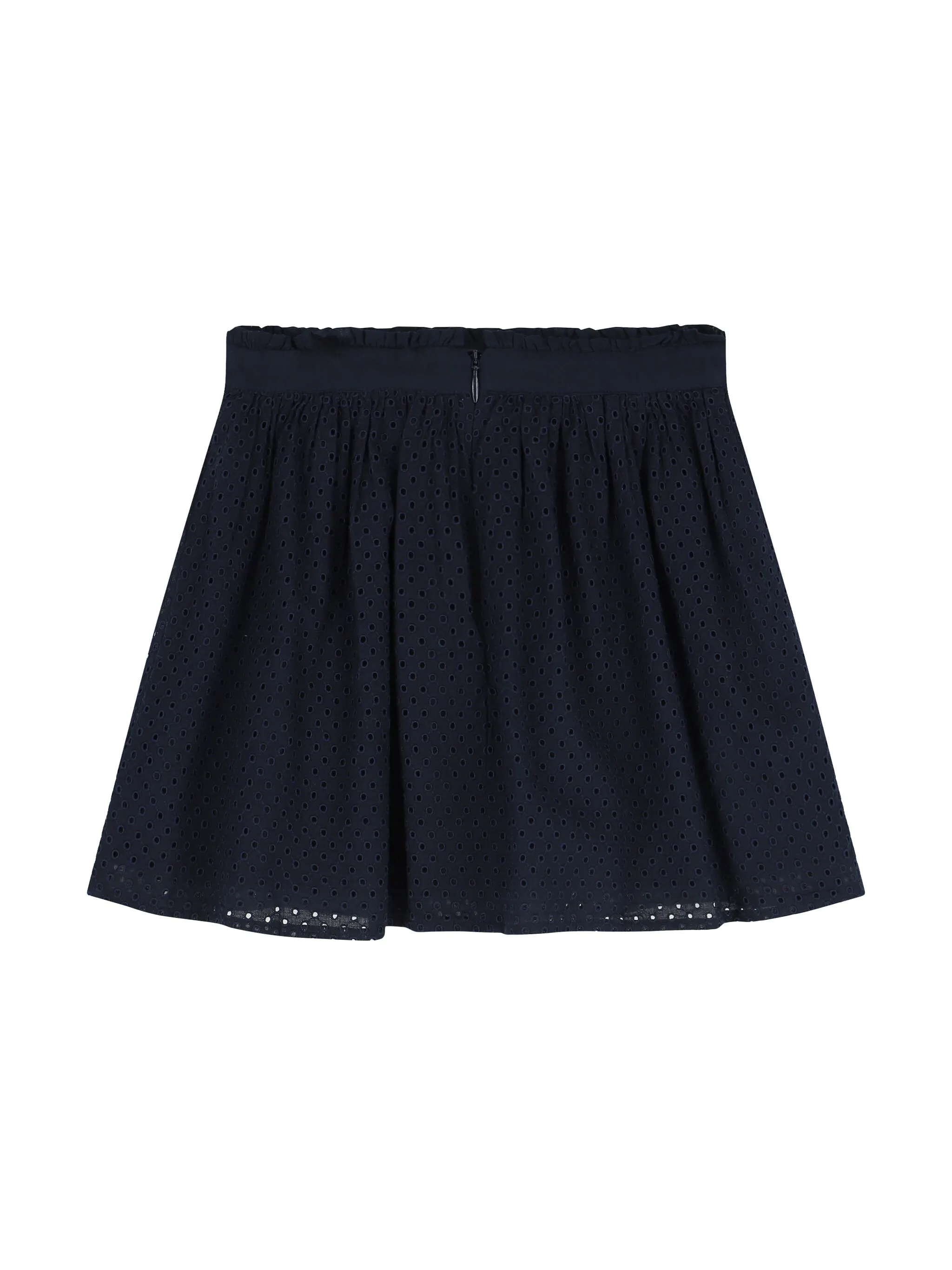 Юбка с английской вышивкой Tommy Hilfiger Junior, черный — фото 2