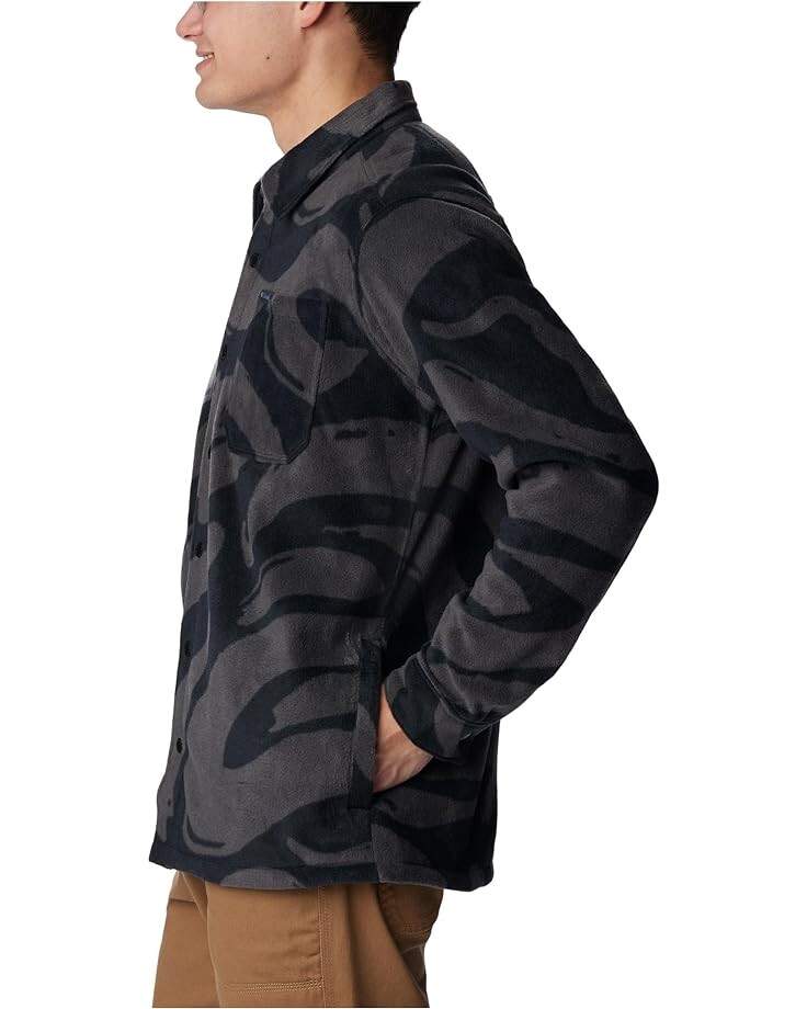 

Куртка Columbia Steens Mountain Printed Shirt Jacket, цвет Black Snowdrifts Print