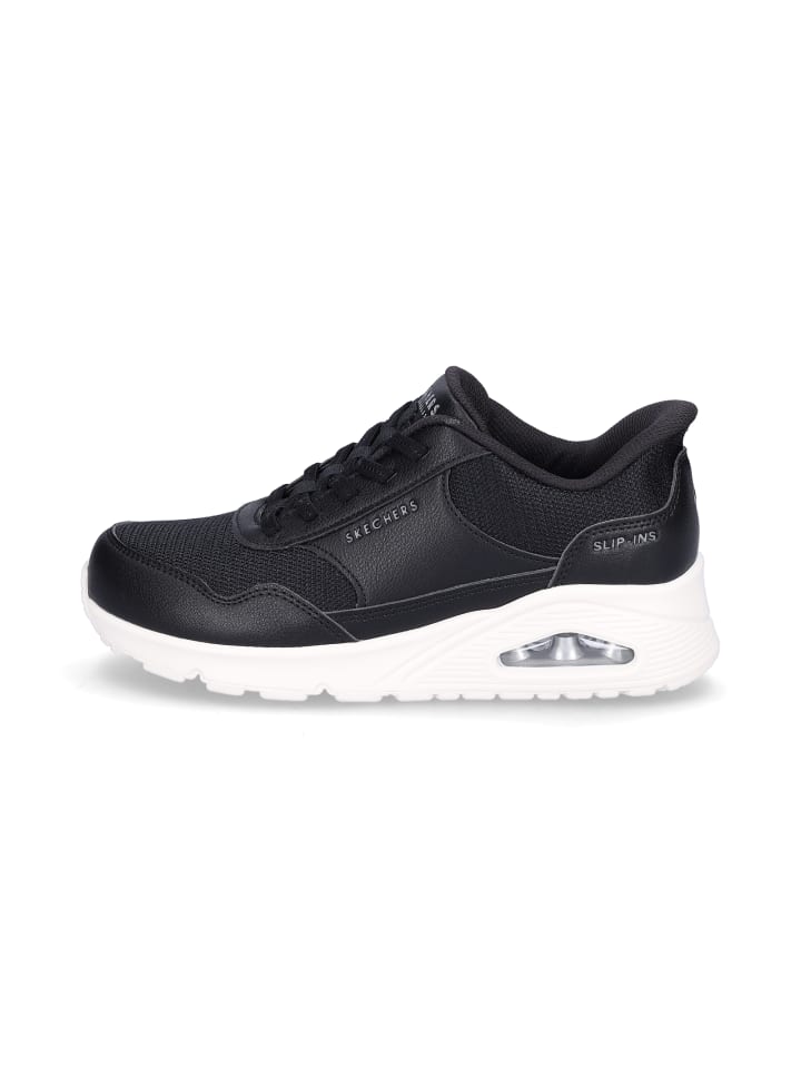 Кроссовки на шнуровке Skechers Slip-in Sneaker UNO Banksia, черный — фото 2
