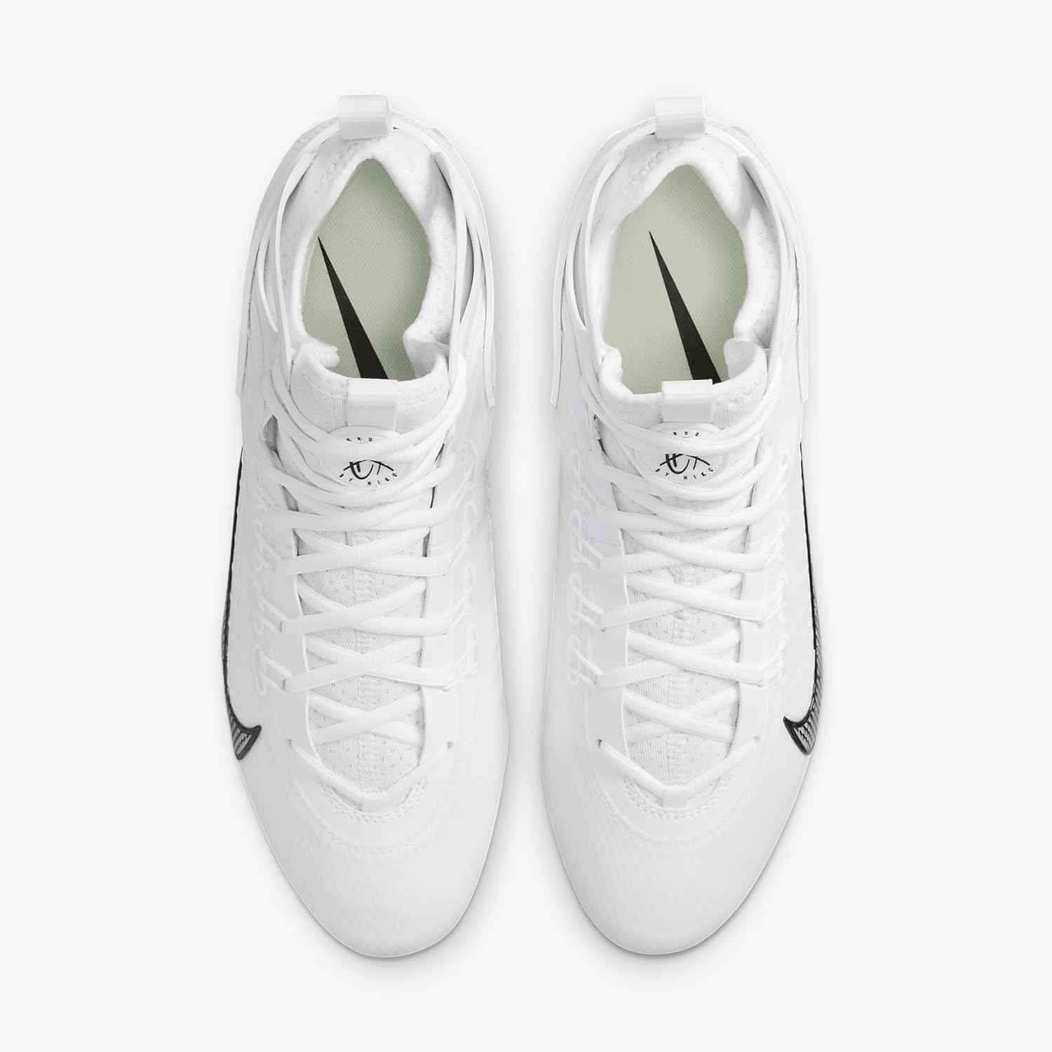 Лакроссовые бутсы Nike Huarache 9 Elite Mid, белый/черный — фото 4