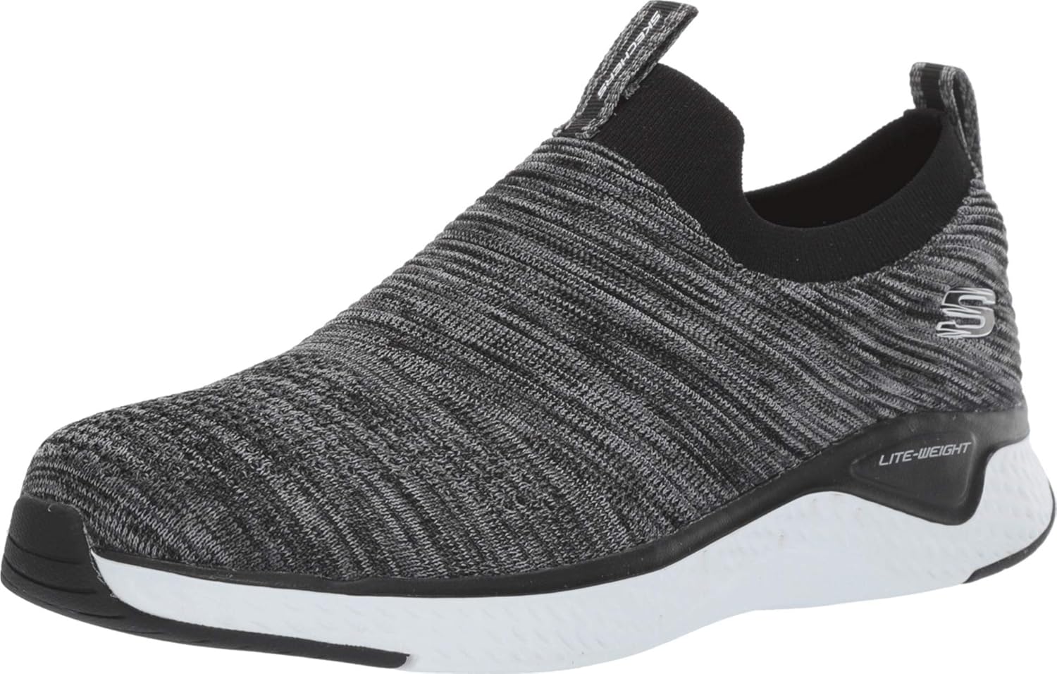 Мужские кроссовки Skechers Solar, черно-белый