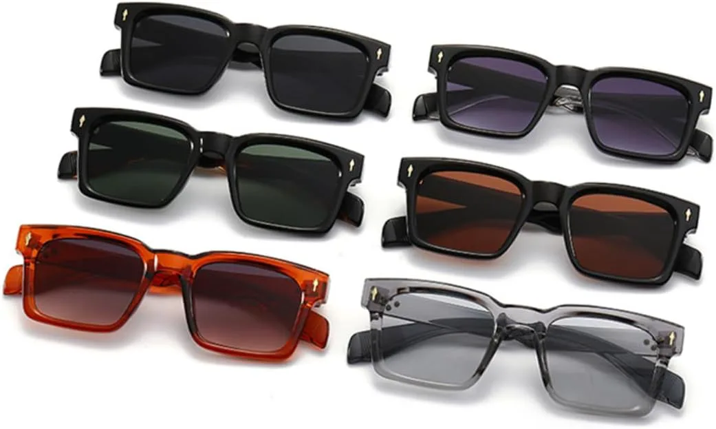 

Модные солнцезащитные очки с градиентным покрытием, мужские солнцезащитные очки UV400, винтажные модные женские солнцезащитные очки UUPTTPL, C4 Black Double Gray