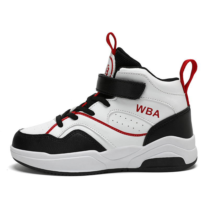 

Баскетбольные кроссовки для детей начальной школы SUPEREDGE, черный/красный