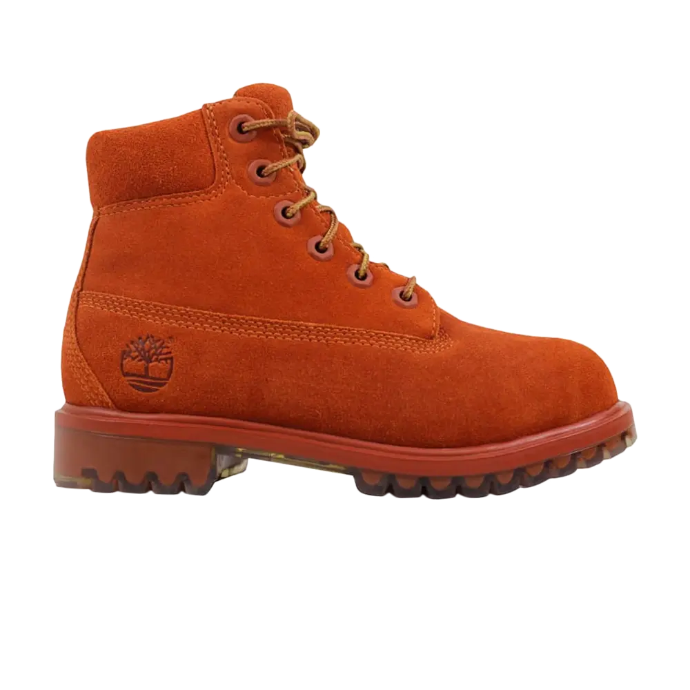 Ботинки Timberland Premium 6 Inch Suede Junior, оранжевый