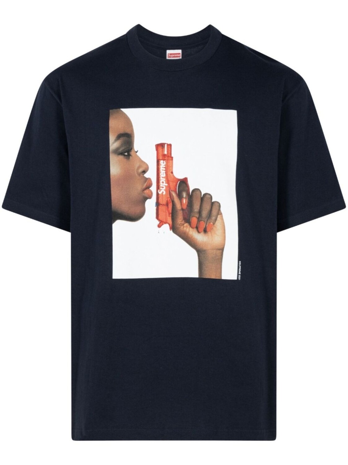 

Supreme футболка Water Pistol, синий