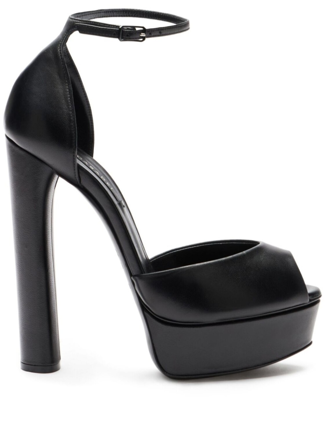 Сандалии Flora 140 мм Casadei, черный
