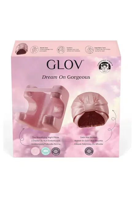 Набор: подушка против морщин и тюрбан Dream On GLOV, мультиколор — фото 2
