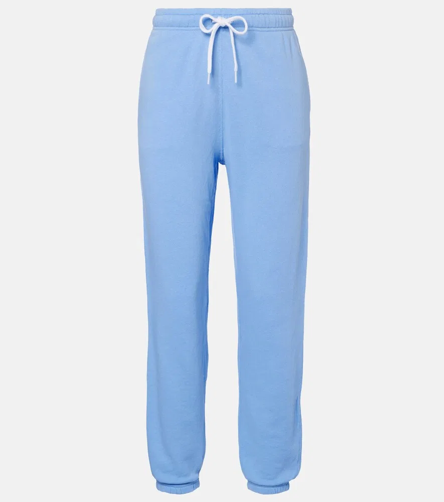 Спортивные штаны из хлопкового флиса Polo Ralph Lauren, синий