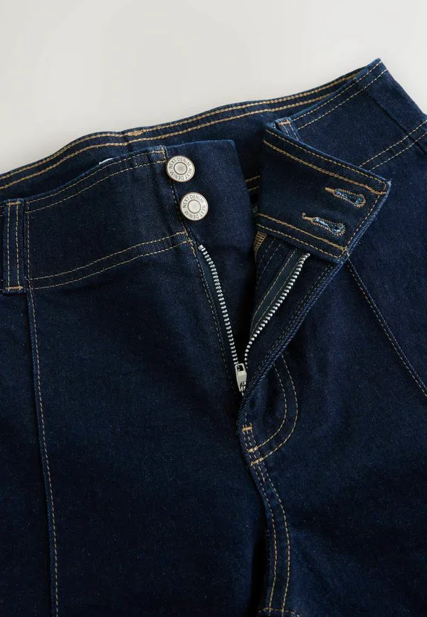 Джинсы-Клеш со средней посадкой и швом Next, Denim Rinse — фото 2