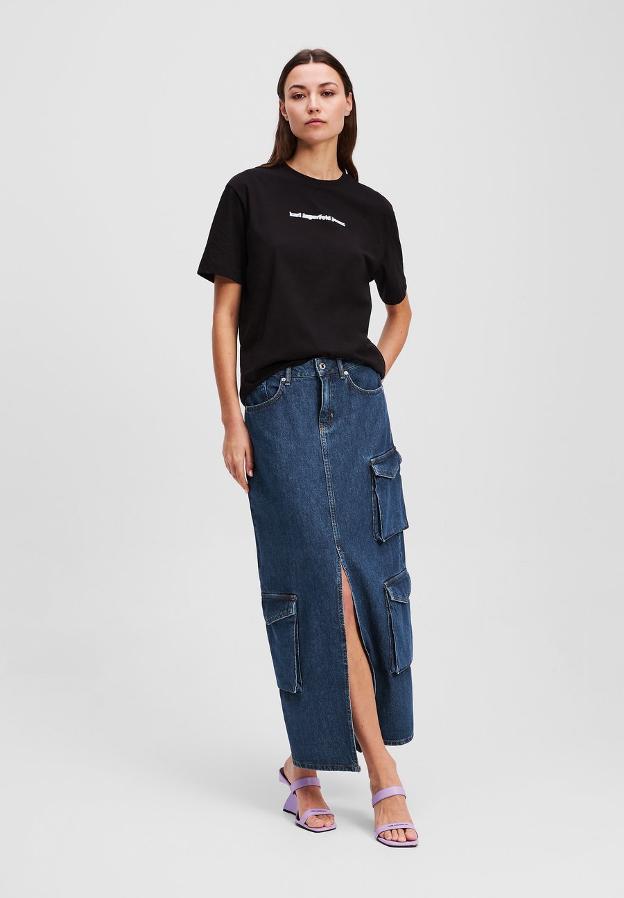 

Юбка Karl Lagerfeld Jeans KARL LAGERFELD JEANS, Washed Dark Blue/Dark Blue