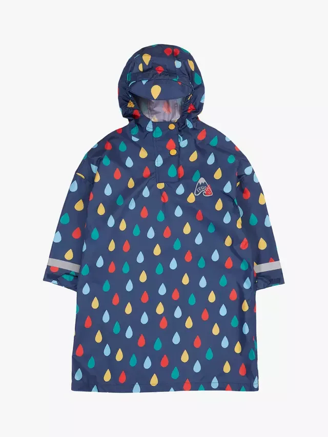Детский дождевик Puddle Packaway, цвет Радужный дождь Frugi
