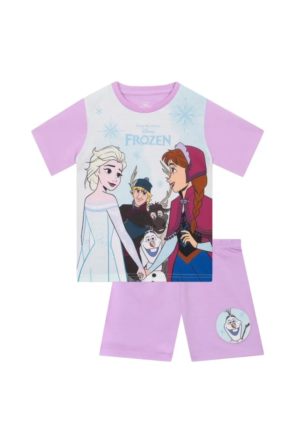 Пижама детская с персонажами Frozen Disney, фиолетовый