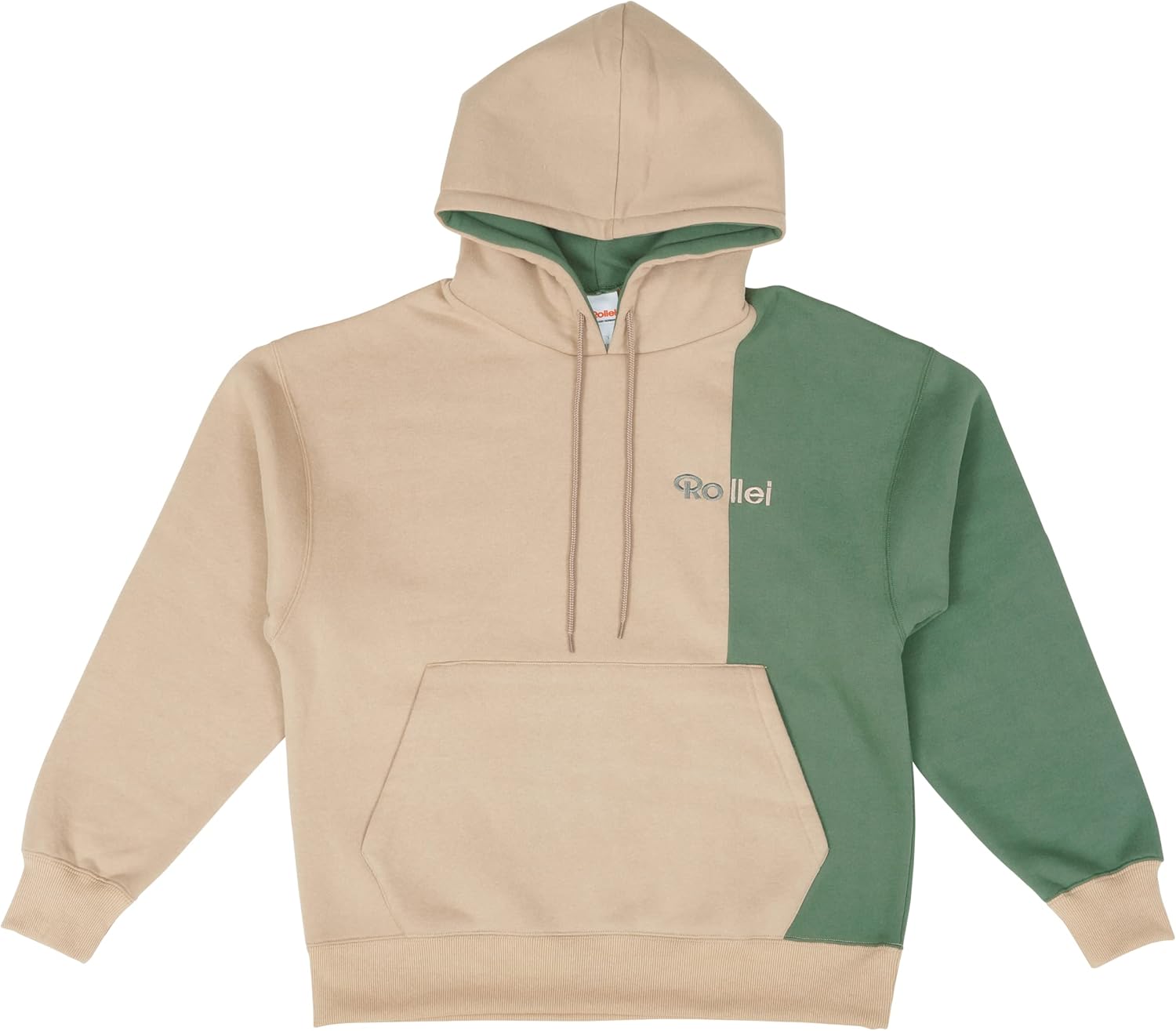 

Худи Rollei, бежево-зеленый, длинный рукав, с капюшоном, унисекс