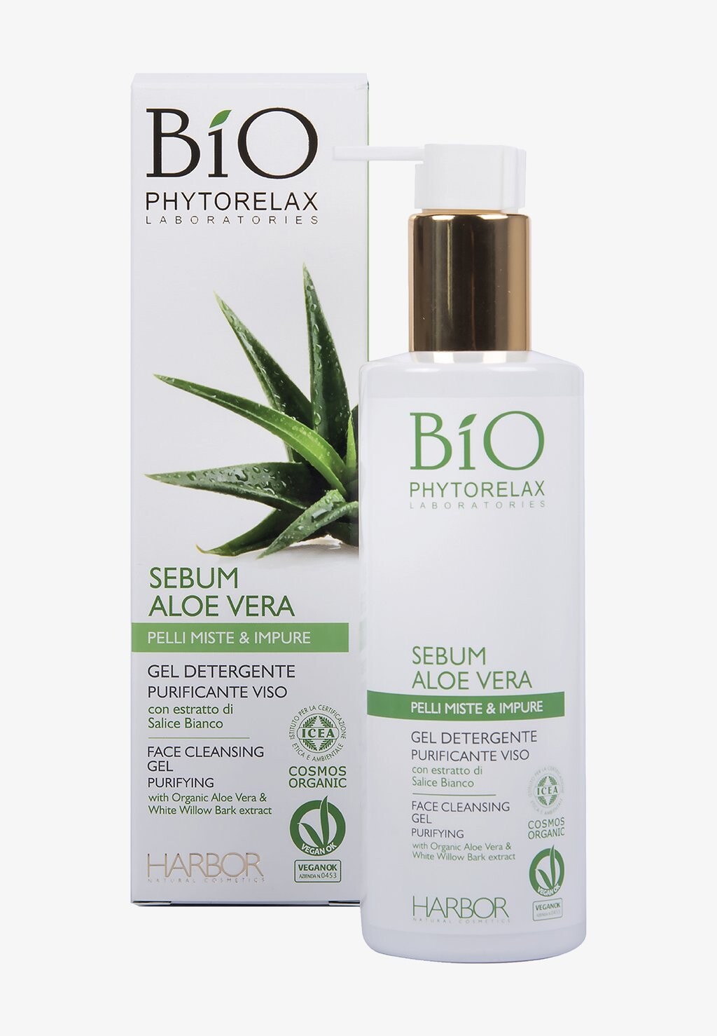 

Очищающее средство Sebum Aloe Vera Vegan & Organic Cleaning Gel Phytorelax