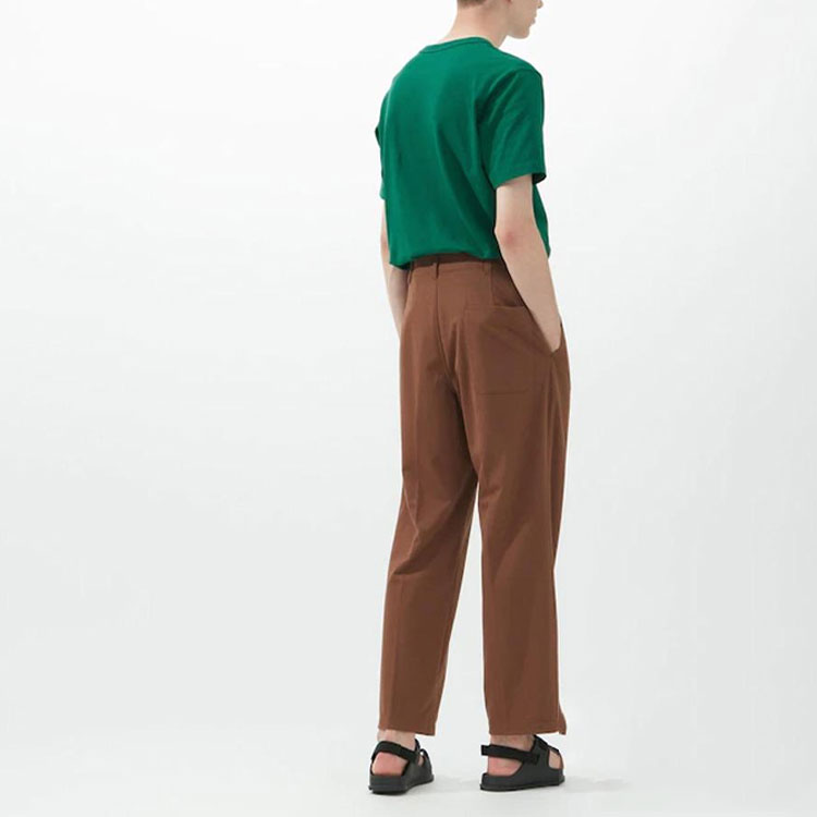 FW23 U Series Повседневные брюки мужские Тёмная умбра UNIQLO — фото 4