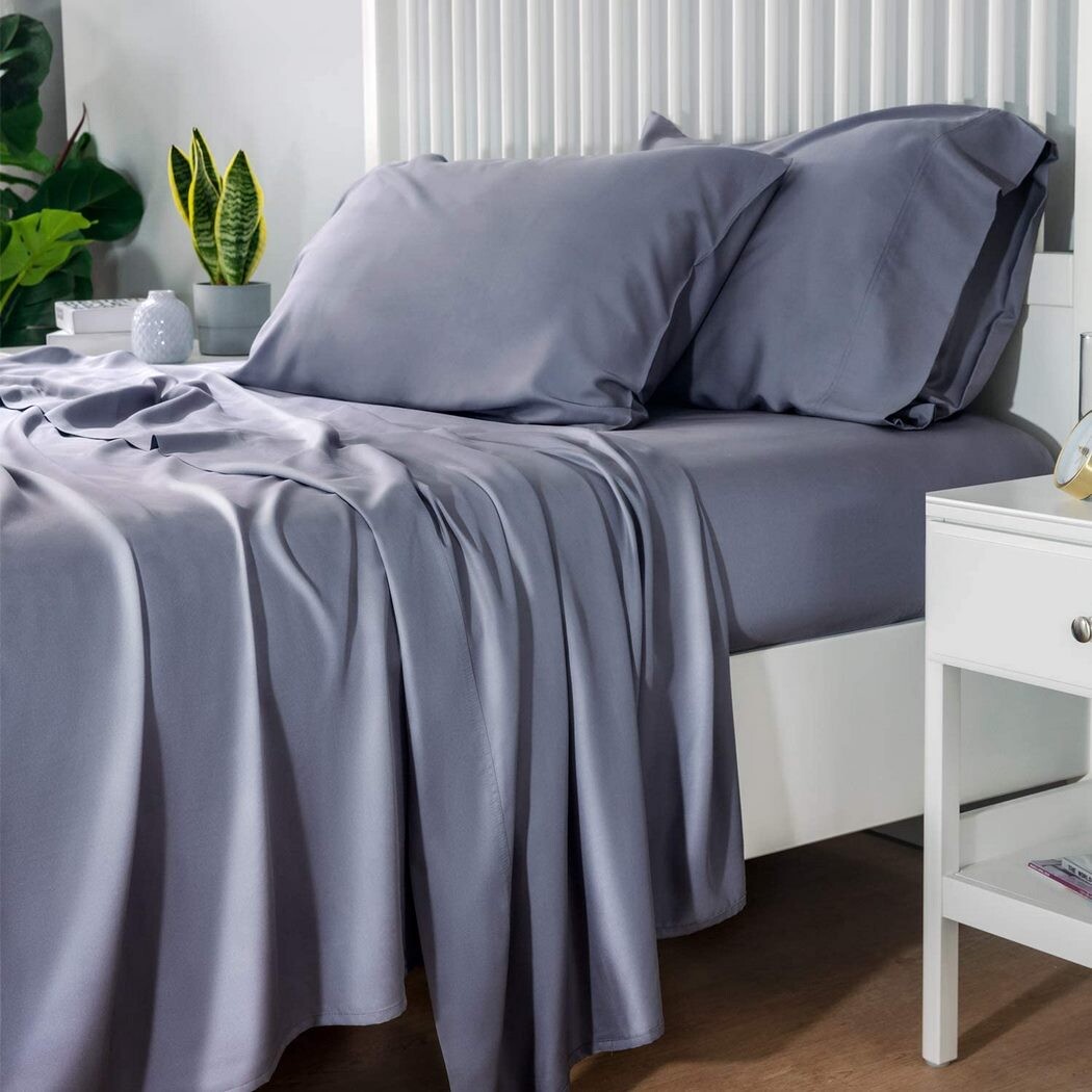 

Bibb Home 300tc Набор листов из бамбука и вискозы, 4 шт., цвет Dark Gray