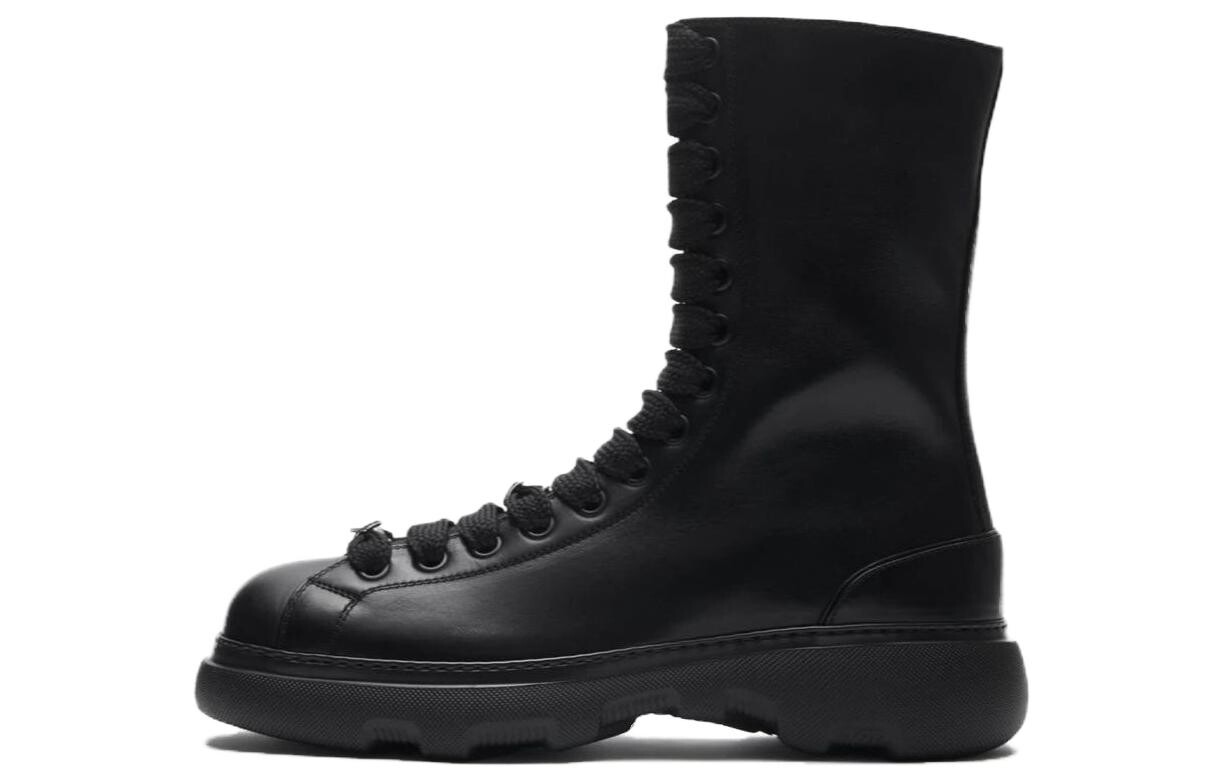 

Сапоги кожаные Burberry Ranger, черный
