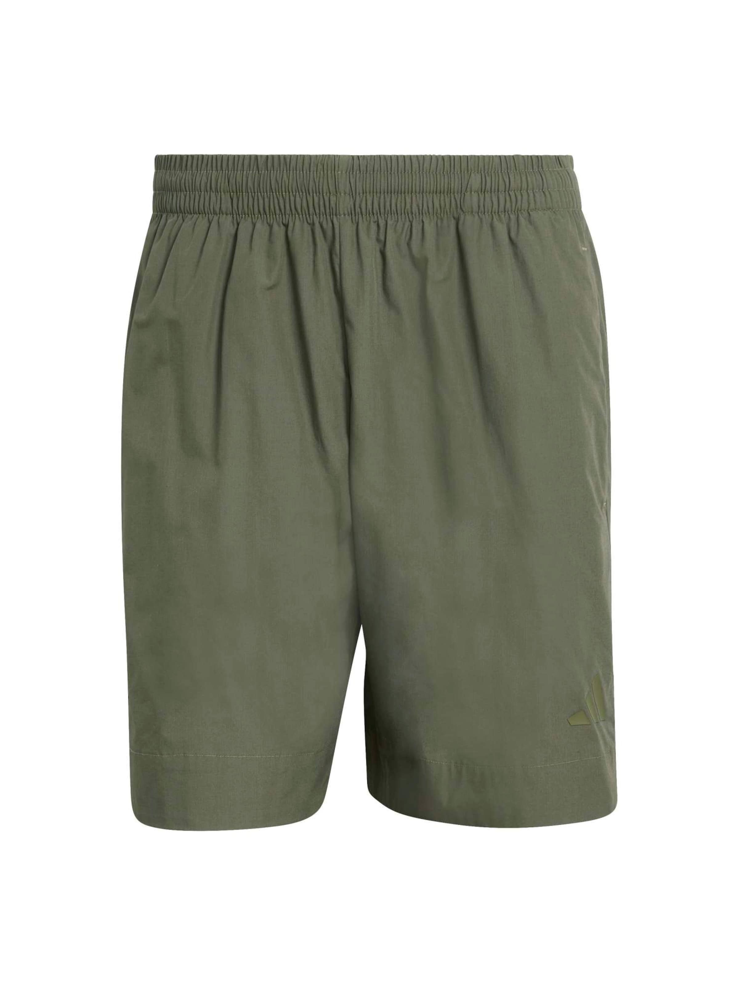 

Adidas Sportswear Шорты для тренировок свободного кроя в цвете Olive