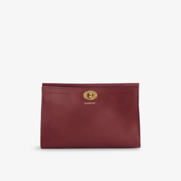 

Кожаная сумка-кошелек Cotswolds Burberry, цвет punnet