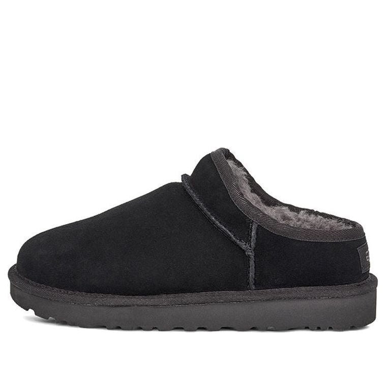 Ботинки зимние UGG WMNS Classic Slippers Fleece Lined Black, черный