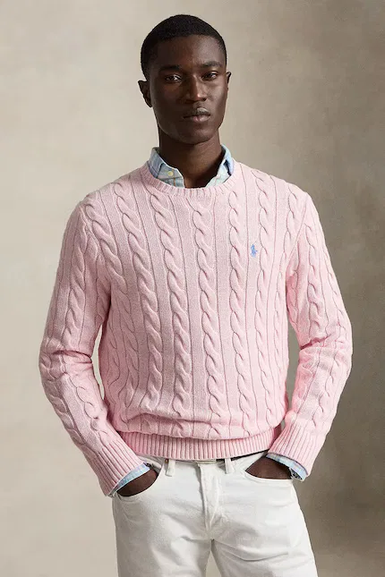 Свитер классический пуловер Polo Ralph Lauren, розовый