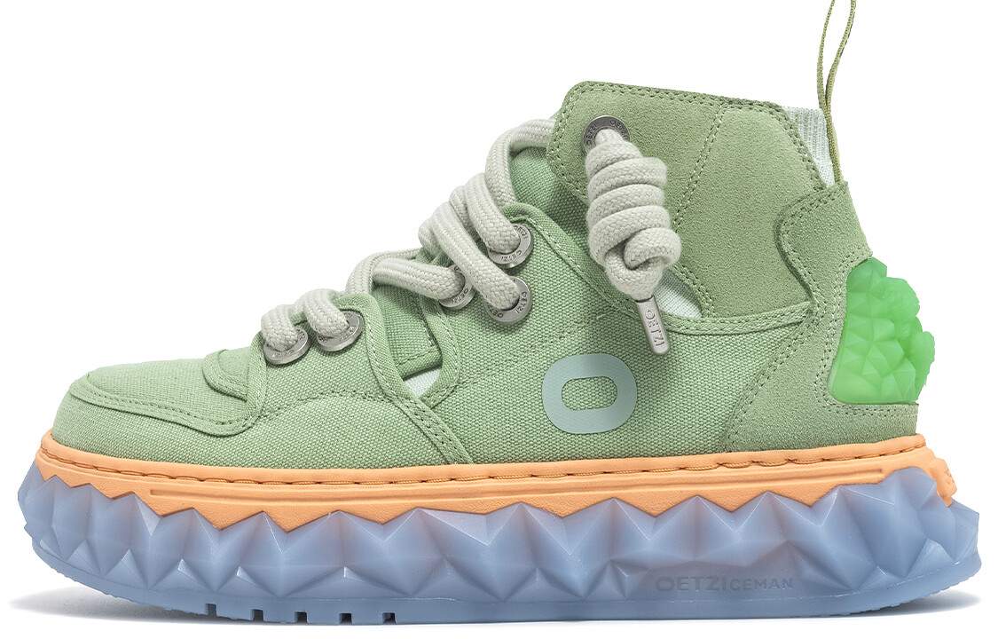 

Кроссовки OETZI Skateboarding Shoes Unisex Mid-top Green, зеленый