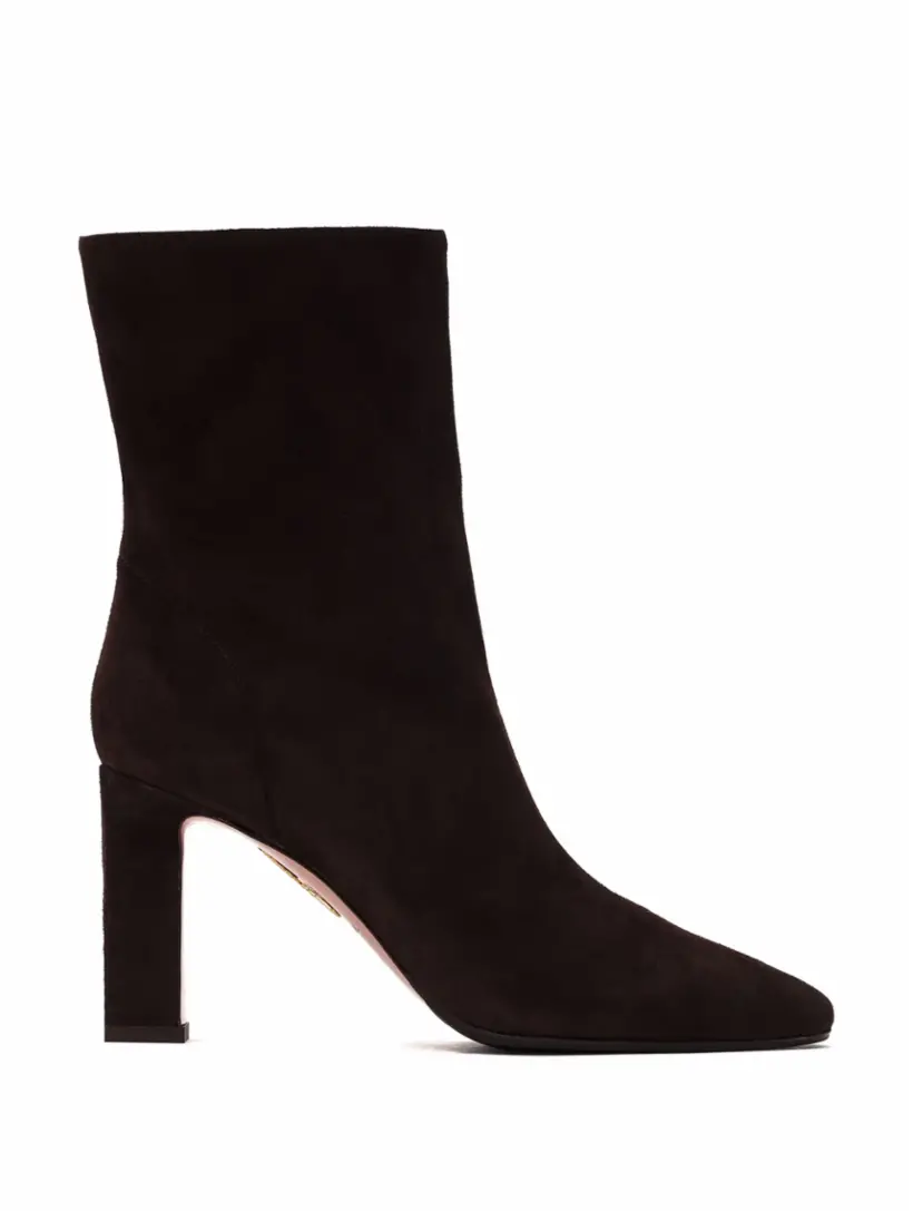 

Замшевые ботильоны Manzoni Aquazzura, коричневый