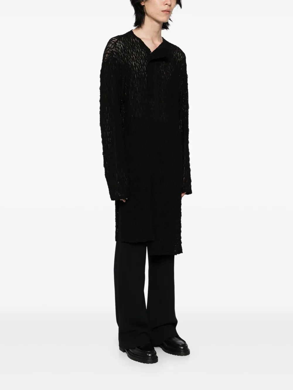 Рубашка с длинными рукавами Yohji Yamamoto, черный — фото 3