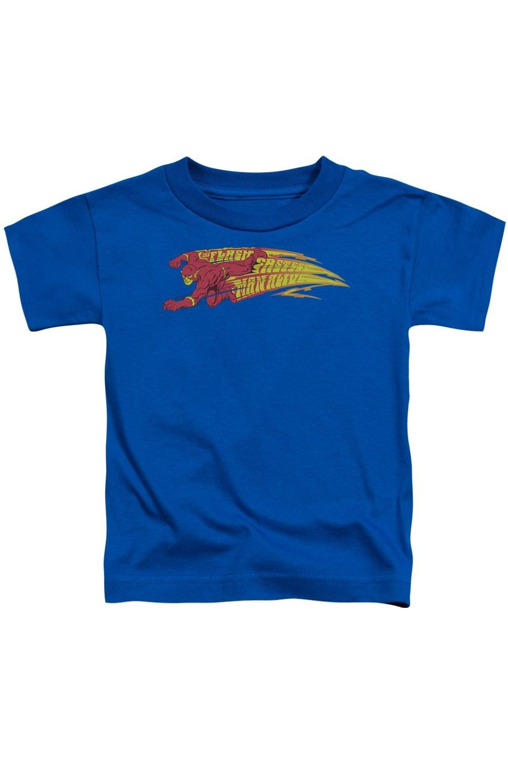 

Футболка с коротким рукавом DC Comics Flash Fastest Man Alive для малышей Gildan, синий