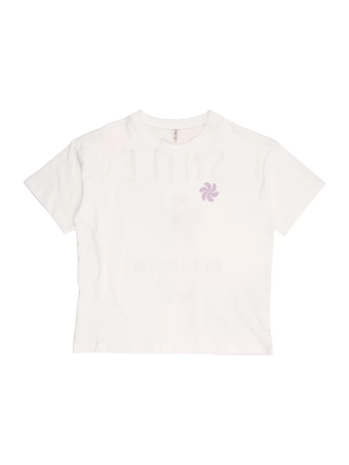 Футболка 'KOGSUN-VERAS FLOWER' Only Girls, White