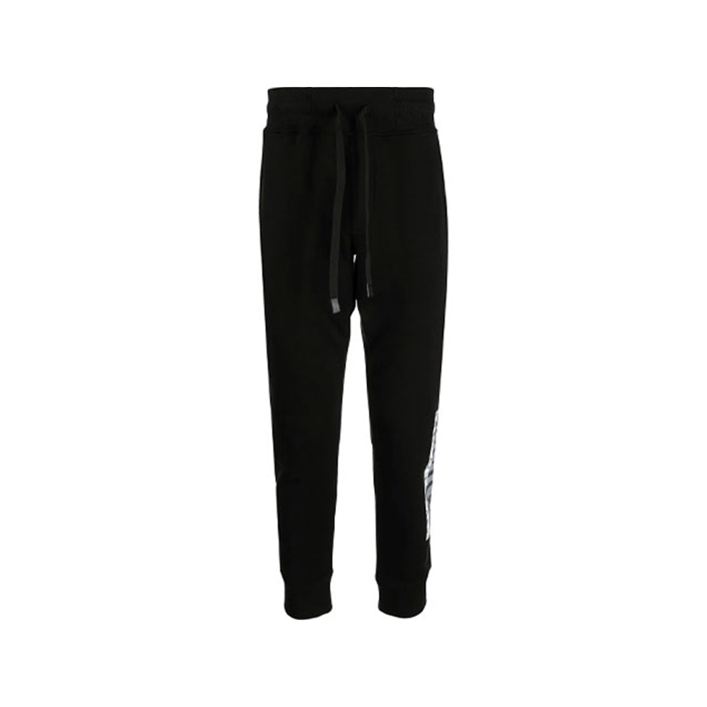 

VERSACE JEANS COUTURE Фалл-Винтер 2021 Вязаные спортивные штаны Men's Black