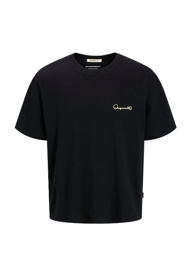 

Футболка хлопковая детская Originals By Jack & Jones, черный