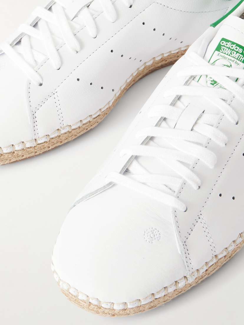 Кроссовки Clot Stan Smith из перфорированной кожи Adidas Originals, белый — фото 4