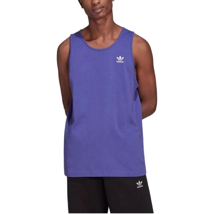 Спортивный топ adidas originals Adicolor Essentials Trefoil Tank Top 'Purple' HE9432, фиолетовый — фото 3