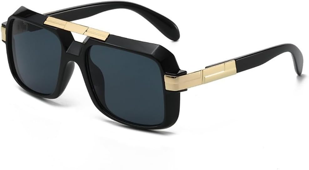 

Солнцезащитные очки прямоугольной формы для мужчин и женщин, с градиентными линзами, поликарбонатной оправой, золотистым покрытием и защитой от УФ-излучения UV400 VFDHN, C4