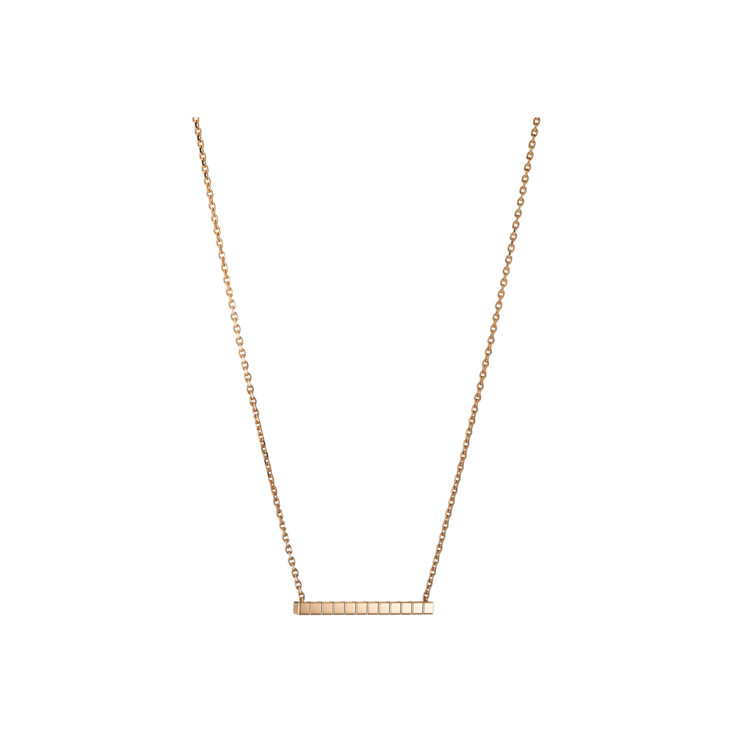 

Колье ice cube pure из этичного розового золота Chopard