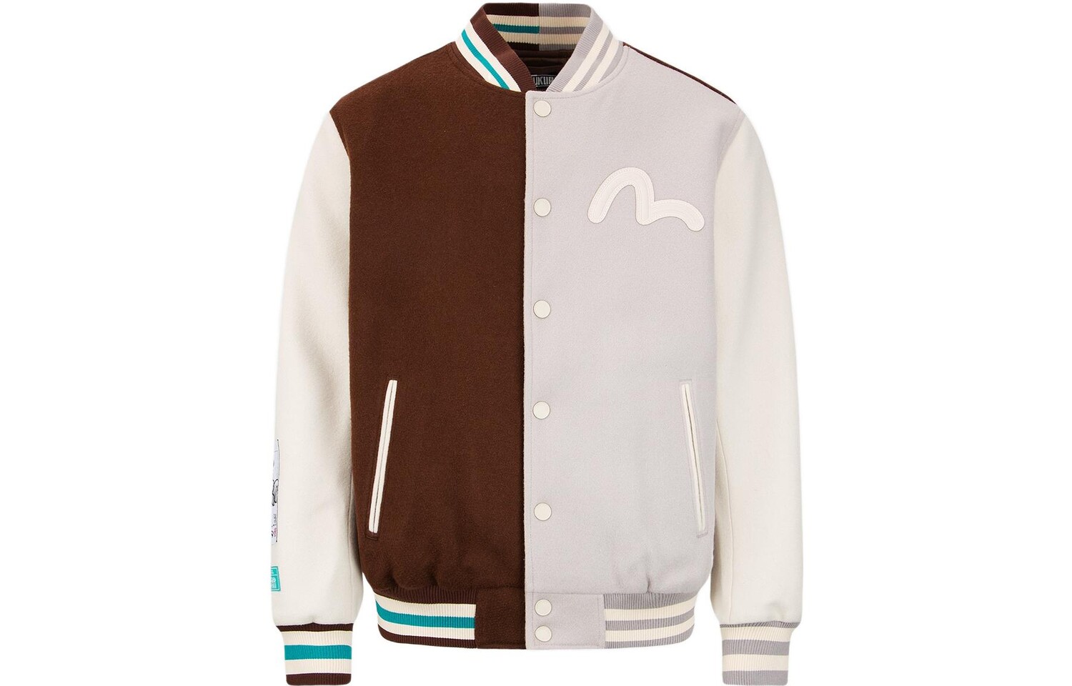 

Бейсбольная майка мужская коричневая Evisu, коричневый
