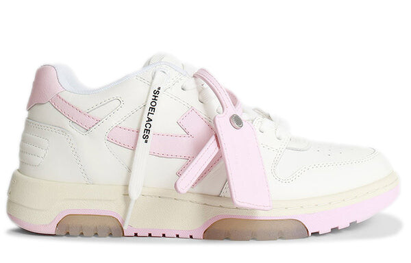 Кроссовки out of office sneakers pink/white Off-White, розовый — фото 2