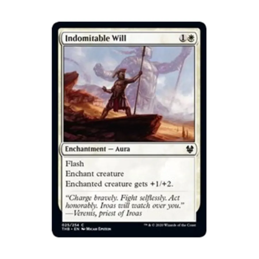 

CCG Неукротимая воля (С) (фольга), MTG - Theros Beyond Death