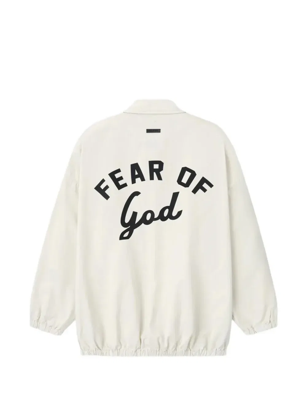 Куртка из окрашенного в готовом виде хлопкового поплина Fear Of God, белый — фото 4