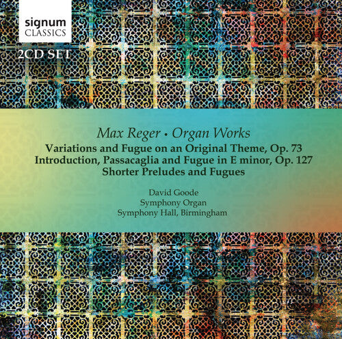 

CD диск Reger / Goode / Symphony Organ: Organ Works