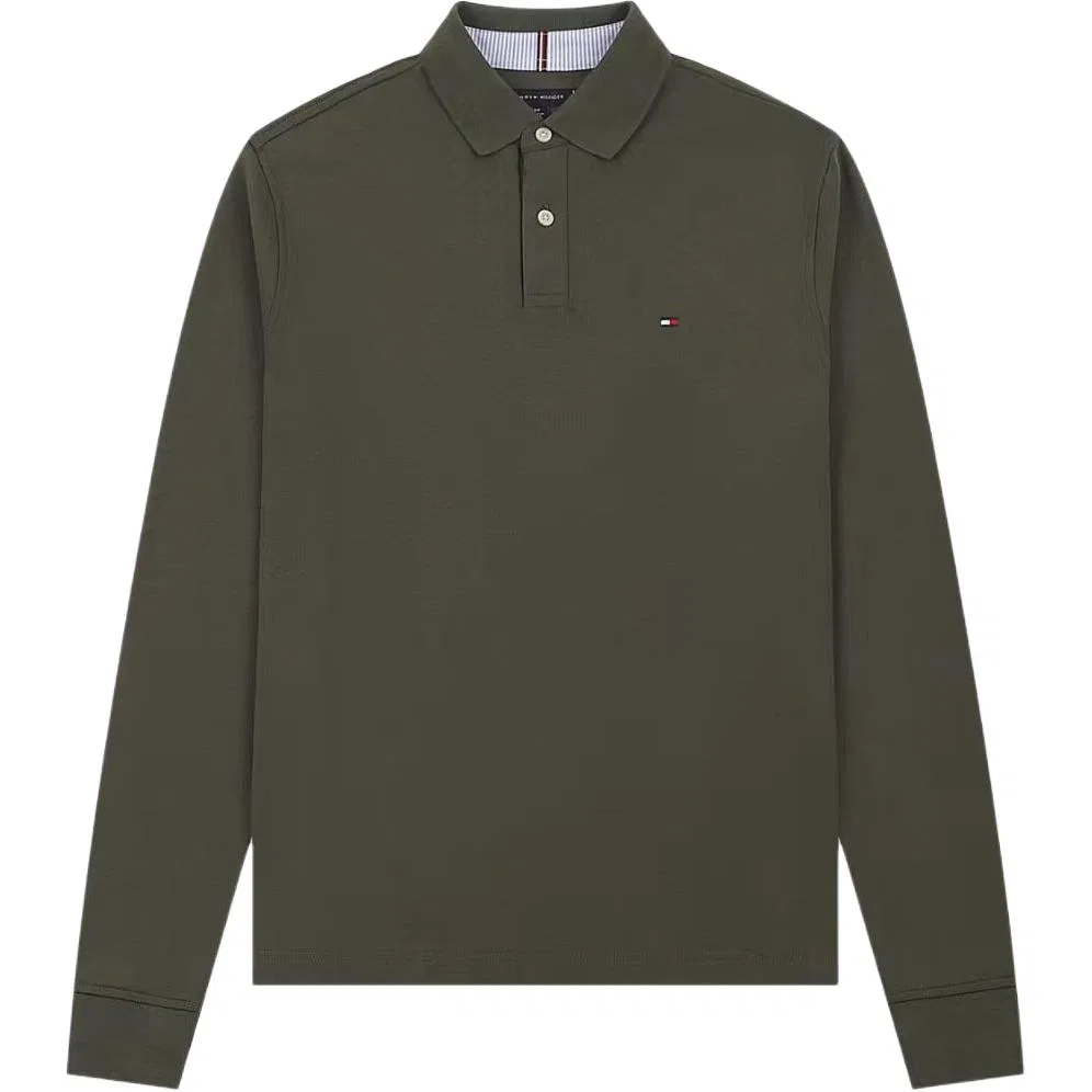 Поло мужское Tommy Hilfiger, Olive Green
