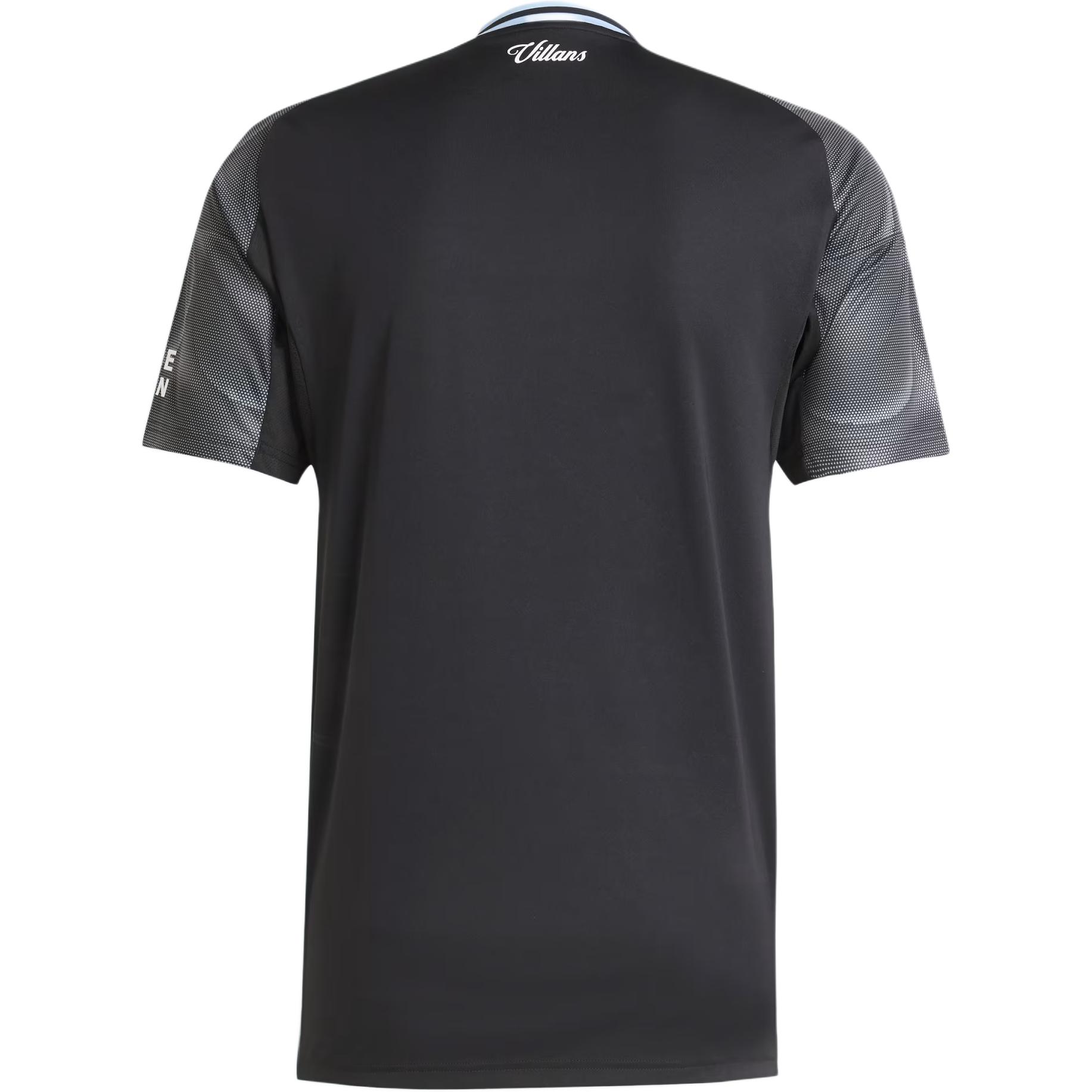 Футболка Aston Villa FC 25/26 Away с доставкой для участников AdiClub Adidas, черный/синий — фото 2
